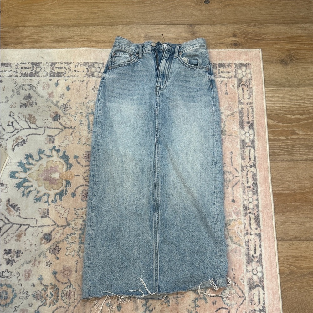 Pistola Light Blue Denim Skirt